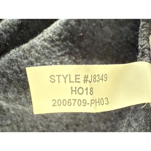 J Crew Mercantile Men's 1/4 Zip Sweater Fleece Pullover Jacket Navy Blue Size L - Picture 6 of 12